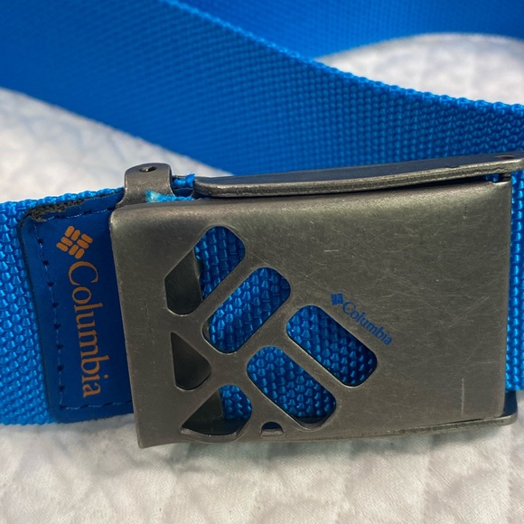 COLUMBIA COBALT BLUE BELT SIZE about 32 - Picture 1 of 4